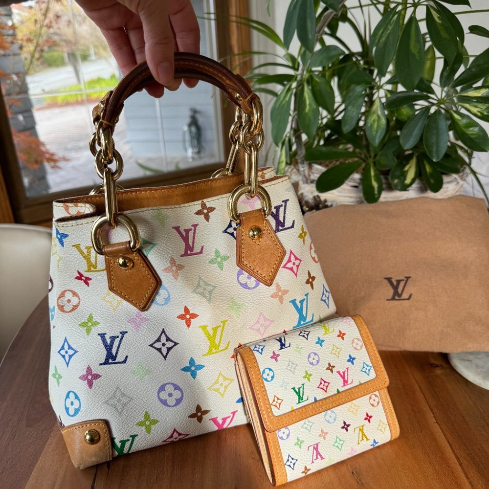 Louis Vuitton Original Murakami Multicolor Audra Bag Discontinued - Bag Only - Picture 13 of 17
